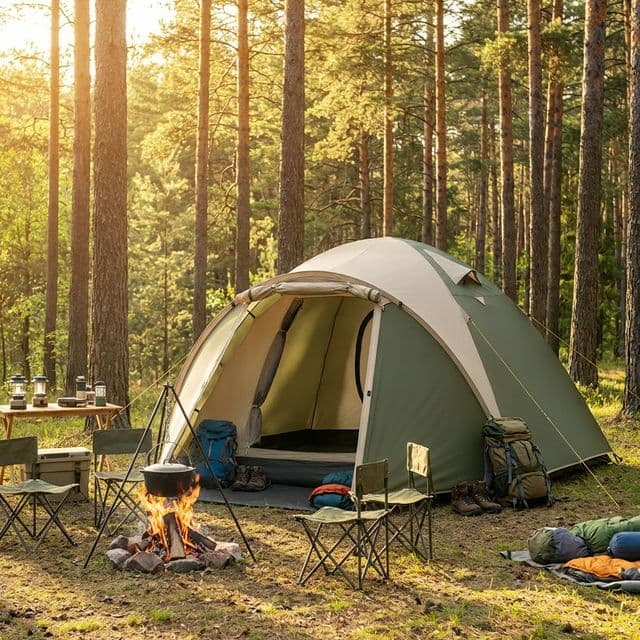 4-Person Dome Camping Tent
