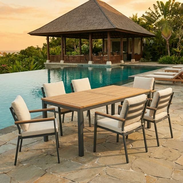 Teak Wood Dining Set